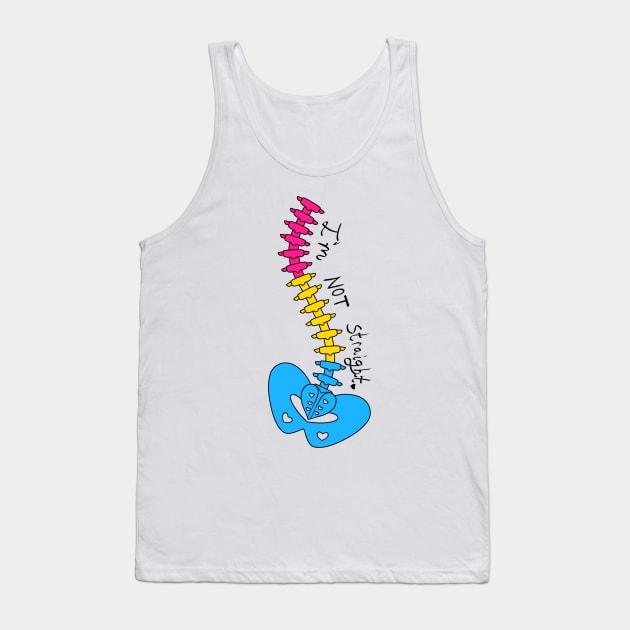 Not Straight - Pansexual Tank Top by WhiteRabbitWeirdo